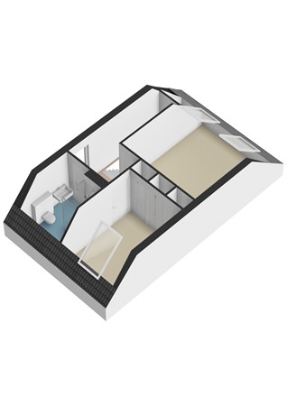 Plattegrond - Tenelenweg 172A, 6367 VZ Voerendaal - Tenelenweg 172 A Voerendaal - 2e Verdieping 3D.jpg